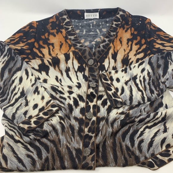 Botto Sweaters - Botto made in Italy wool cardigan animal butterfly